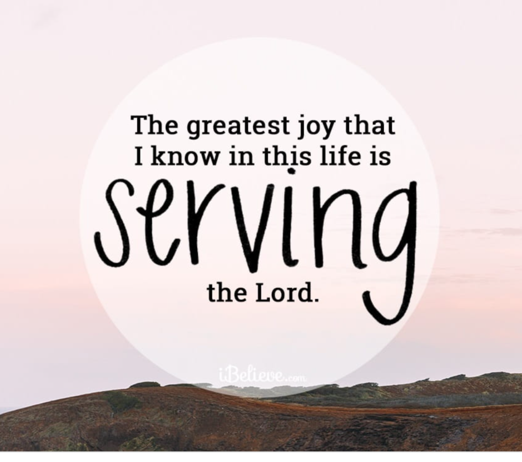 Serving together with Joy! ... September Ministry Update