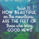 “How lovely on the mountains are the feet of him who brings good news,  …” February 2025 Ministry Update